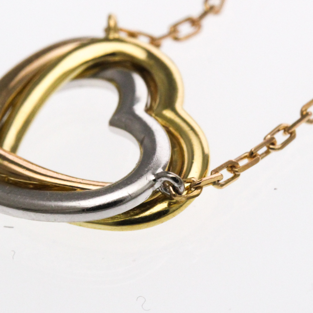 CARTIER 18k Gold Diamond Trinity Necklace - Picture 3 of 11